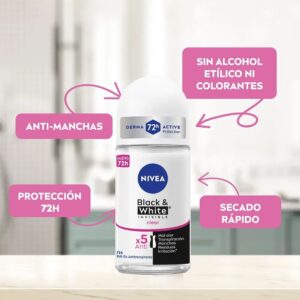 Alternative view of Desodorante Nivea Invisible B&W 50 ml