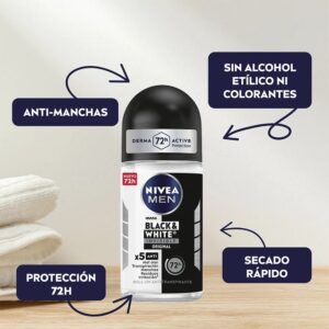 Alternative view of Desodorante Nivea Men Invisble B&W 50 ml