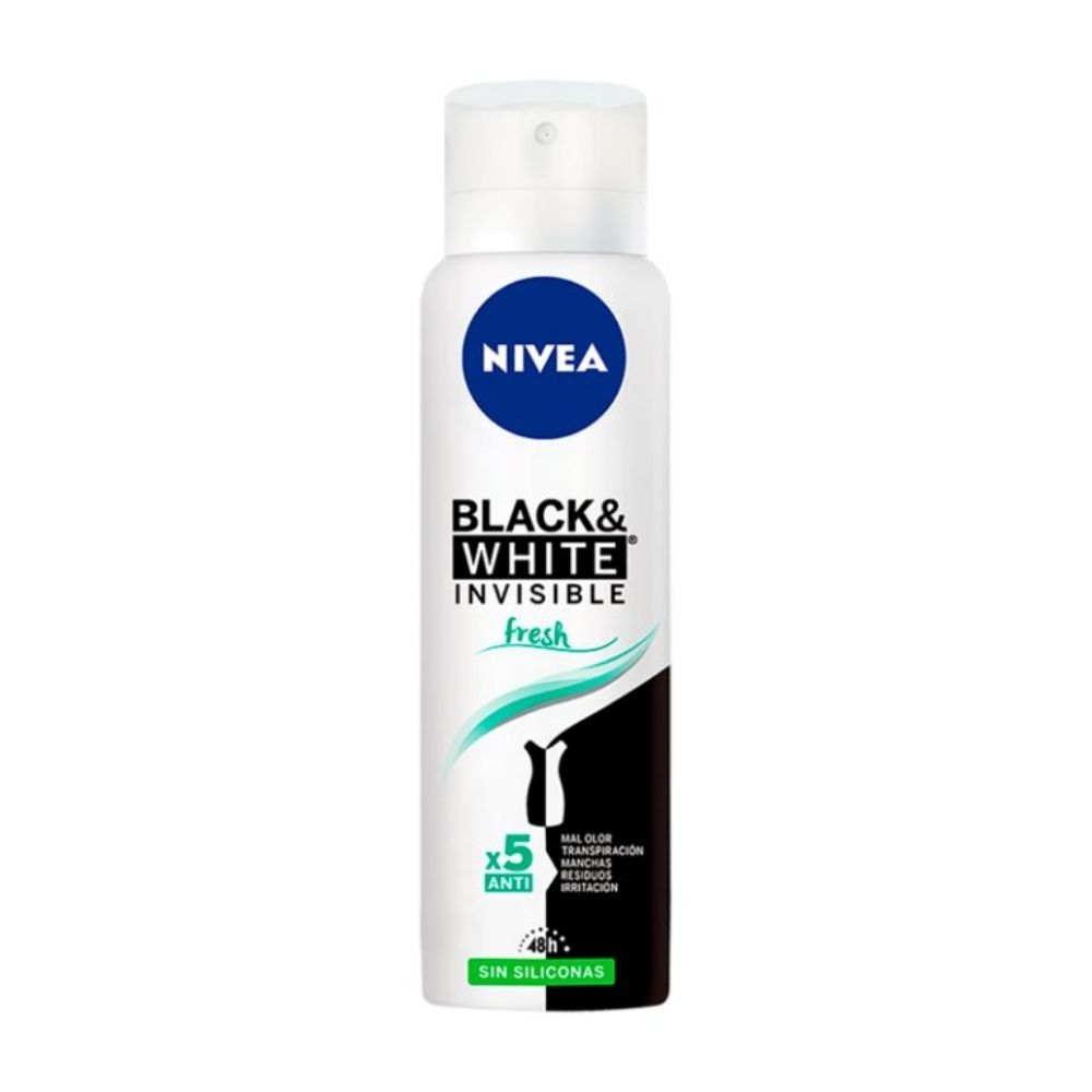 Antitranspirante Nivea Invisible B&W Fresh 150 ml