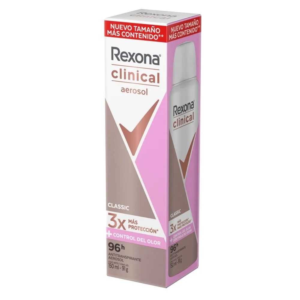Antitranspirante Rexona Clinical Classic 150 ml - Imagen 3