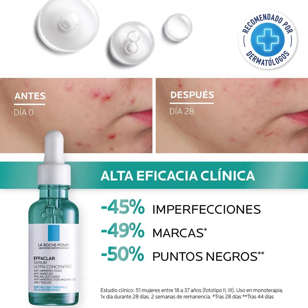 Sérum La Roche-Posay Effaclar 30 ml - Imagen 6