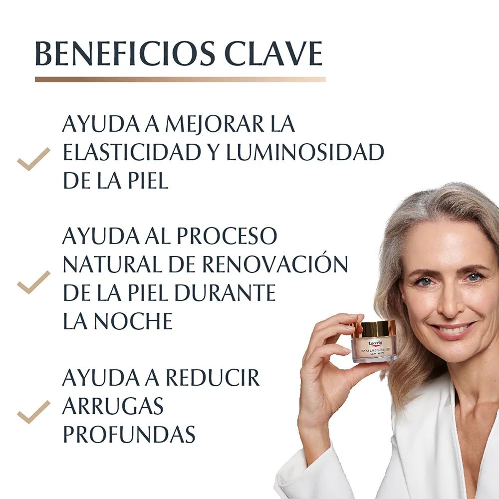 Crema Anti-Edad Eucerin Hyaluron-Filler + Elasticity 50 ml - Imagen 2