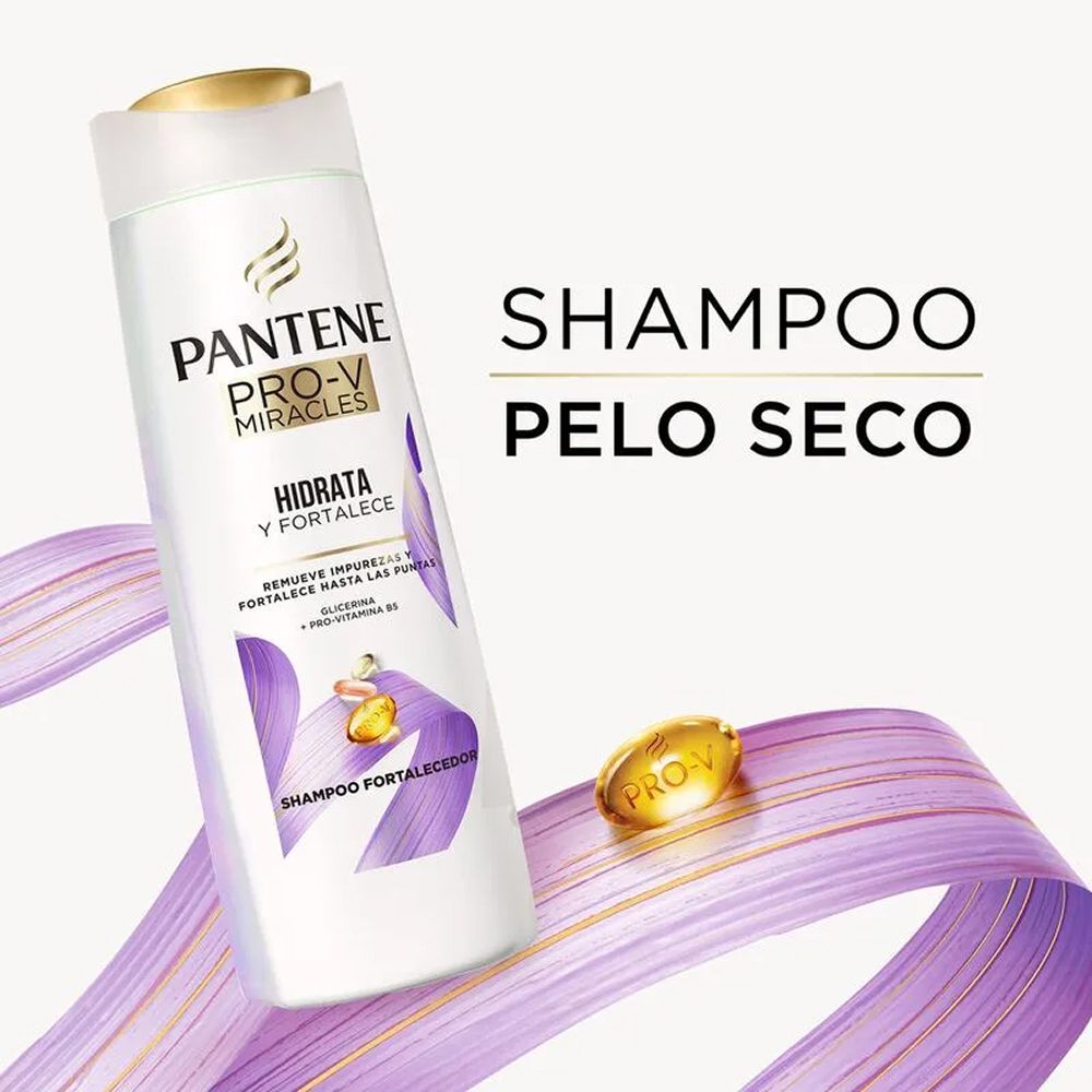 Shampoo Pantene Pro-V Miracles Hidrata y Fortalece 400 ml - Imagen 4