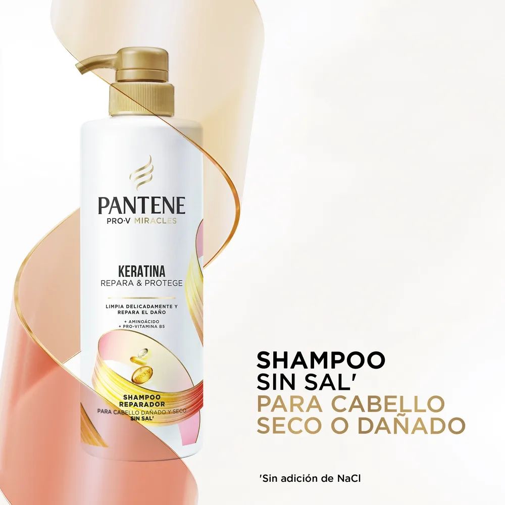Shampoo Pantene Keratina 510 ml - Imagen 2