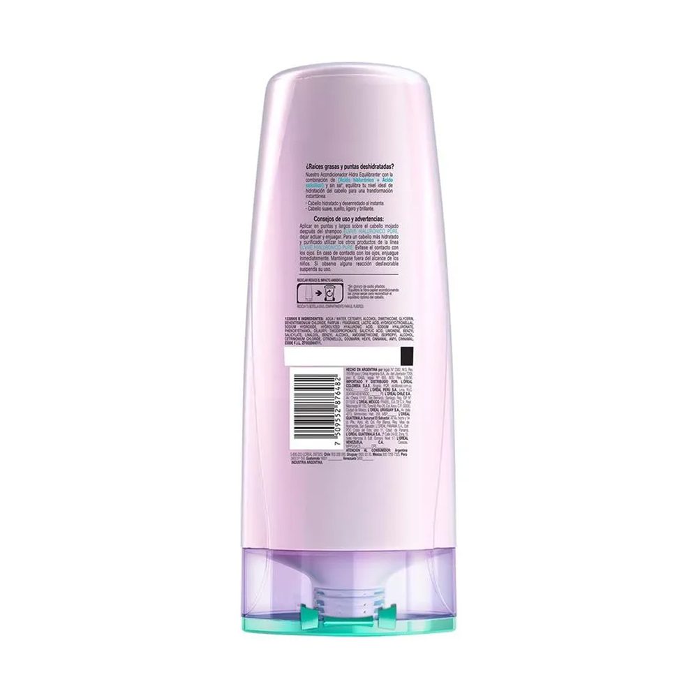 Acondicionador Elvive Hialurónico Pure 400 ml - Imagen 2