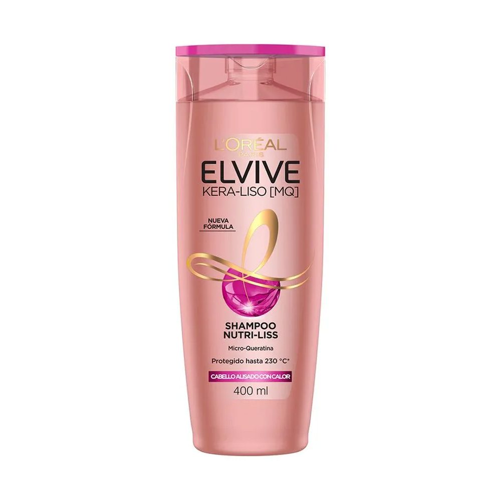 Shampoo Elvive Kera-Liso MQ 400 ml