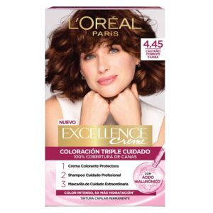 Tintura Excellence Creme 4.45 Castaño Cobrizo Caoba
