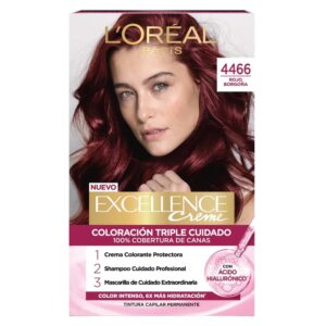 Tintura Excellence Creme 4466 Rojo Borgoña