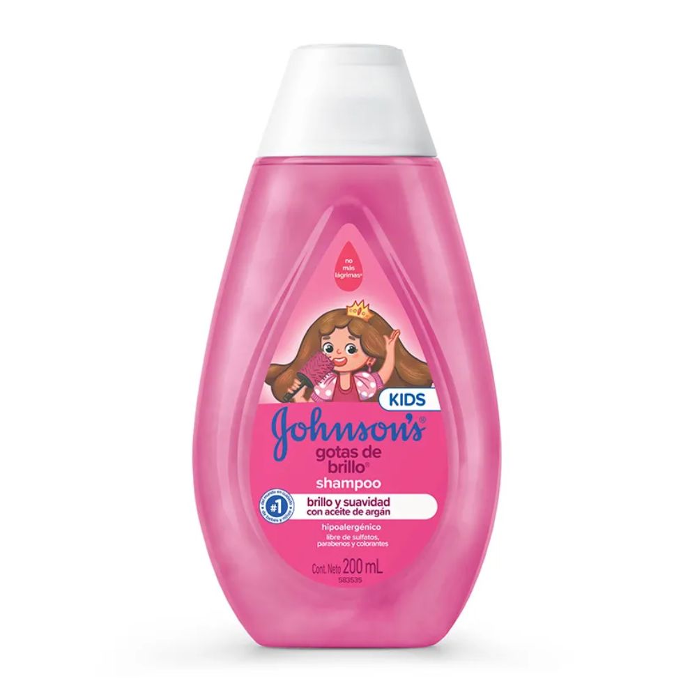 Shampoo Johnson's Baby Gotas de Brillo 200 ml