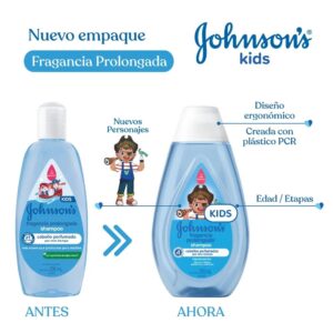 Alternative view of Shampoo Johnson's Baby Fragancia Prolongada 200 ml