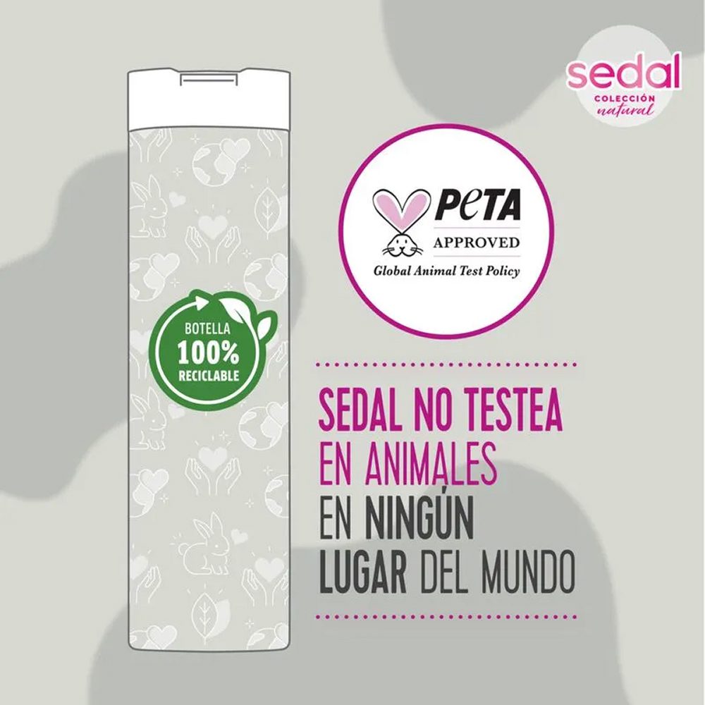 Acondicionador Sedal Carbón Activado Y Peonias 340 ml - Imagen 4