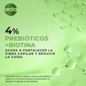 Alternative view of Acondicionador Sedal Prebióticos+Biotina 340 ml