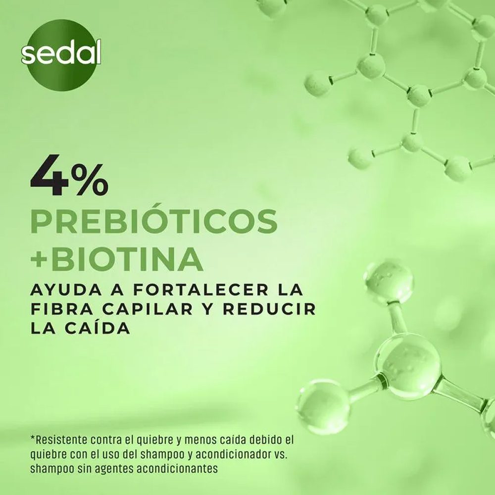 Acondicionador Sedal Prebióticos+Biotina 340 ml - Imagen 2