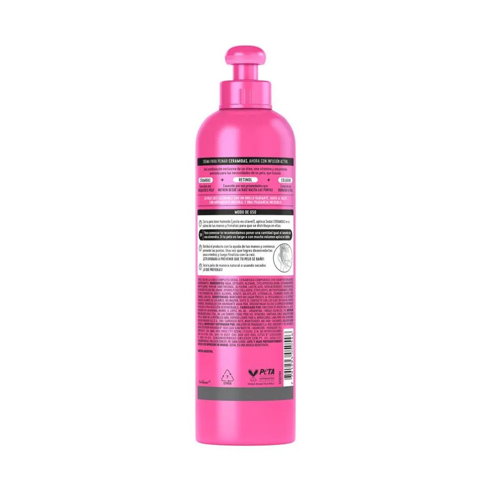 Crema para Peinar Sedal Ceramidas 300 ml - Imagen 3