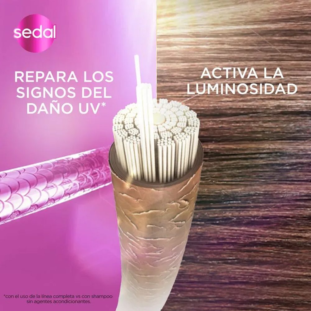Shampoo Sedal Luminous UV 340 ml - Imagen 3