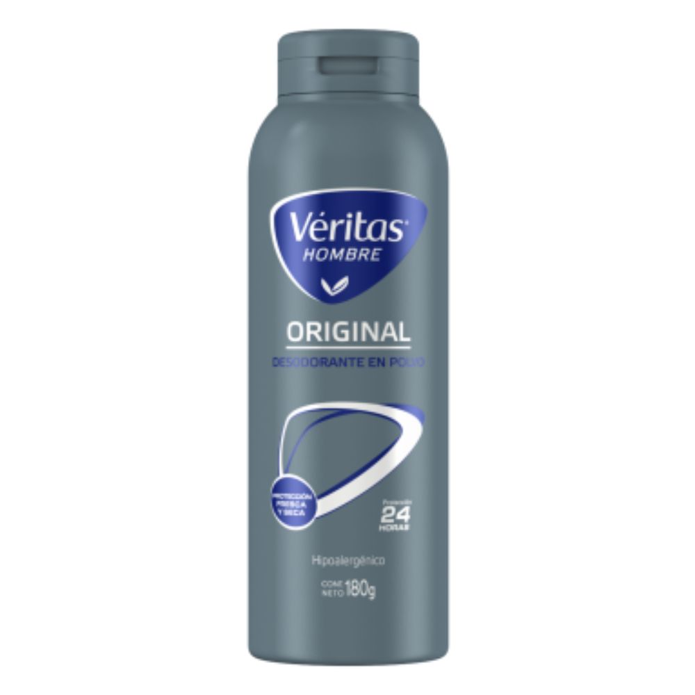 Desodorante En Polvo Veritas Hombre Original 180 g
