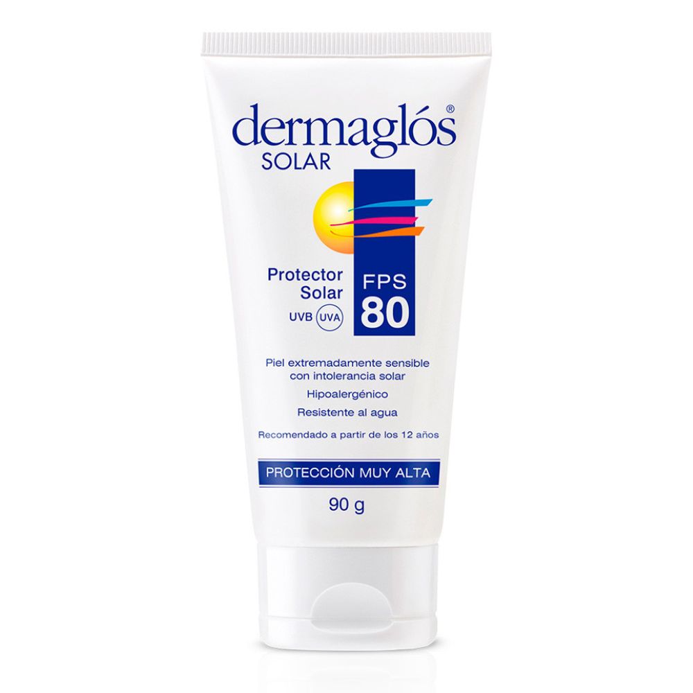 Protector Solar Dermaglos Fps 80 90 g