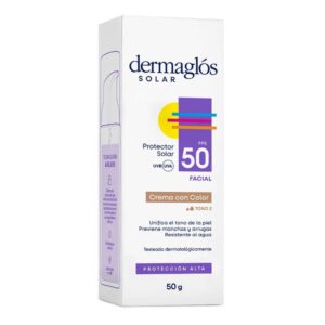 Alternative view of Protector Solar Facial Dermaglos Fps 50 Tono Medio 50 g