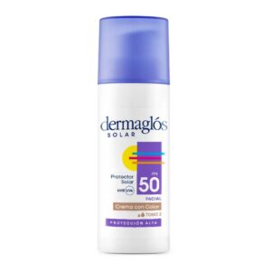 Protector Solar Facial Dermaglos Fps 50 Tono Medio 50 g