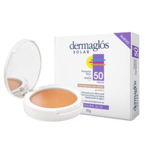 Portector Solar Facial Dermaglos Compacto Fps 50 Tono 2 10 g
