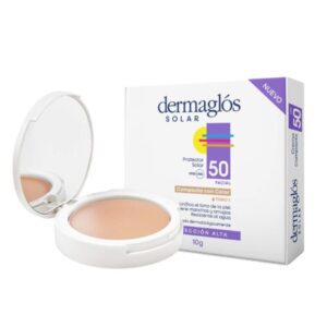 Protector Solar Facial Dermaglos Compacto Fps 50 Tono 1 10 g