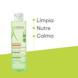 Alternative view of Gel Limpiador Emoliente A-Derma Exomega Control 2 En 1 200 ml