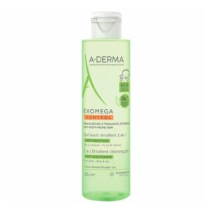 Gel Limpiador Emoliente A-Derma Exomega Control 2 En 1 200 ml