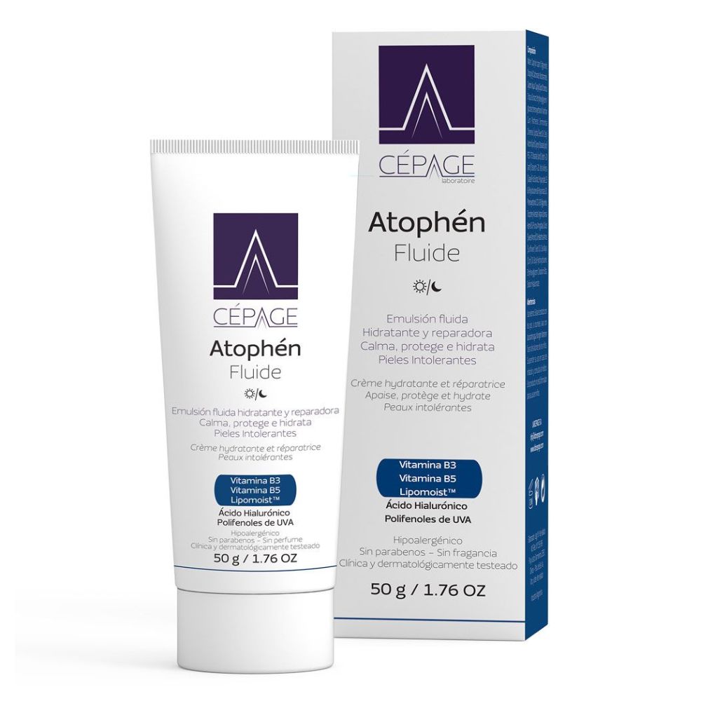 Emulsión Hidratante Cepage Atophén Fluide 50 g - Imagen 2