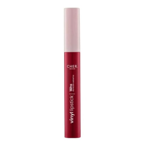 Labial Liquido Cher Dieciocho Vinyl Lipstick 4 Red Velvet