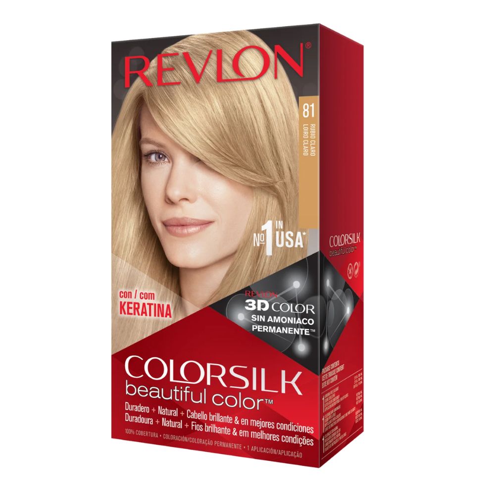 Tintura Revlon Colorsilk Beautiful Color 81 Rubio Claro