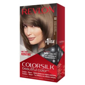 Tintura Revlon Colorsilk Beautiful Color 50 Castaño Claro Cenizo