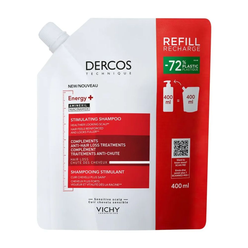 Shampoo Vichy Dercos Energy Anticaída Refill 400 ml