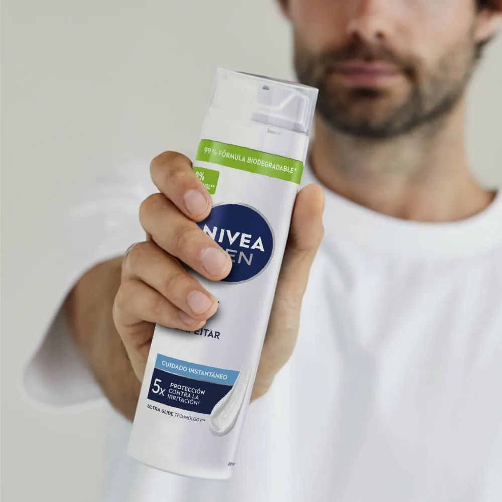 Gel De Afeitar Nivea Men Sensitive 200 ml - Imagen 5