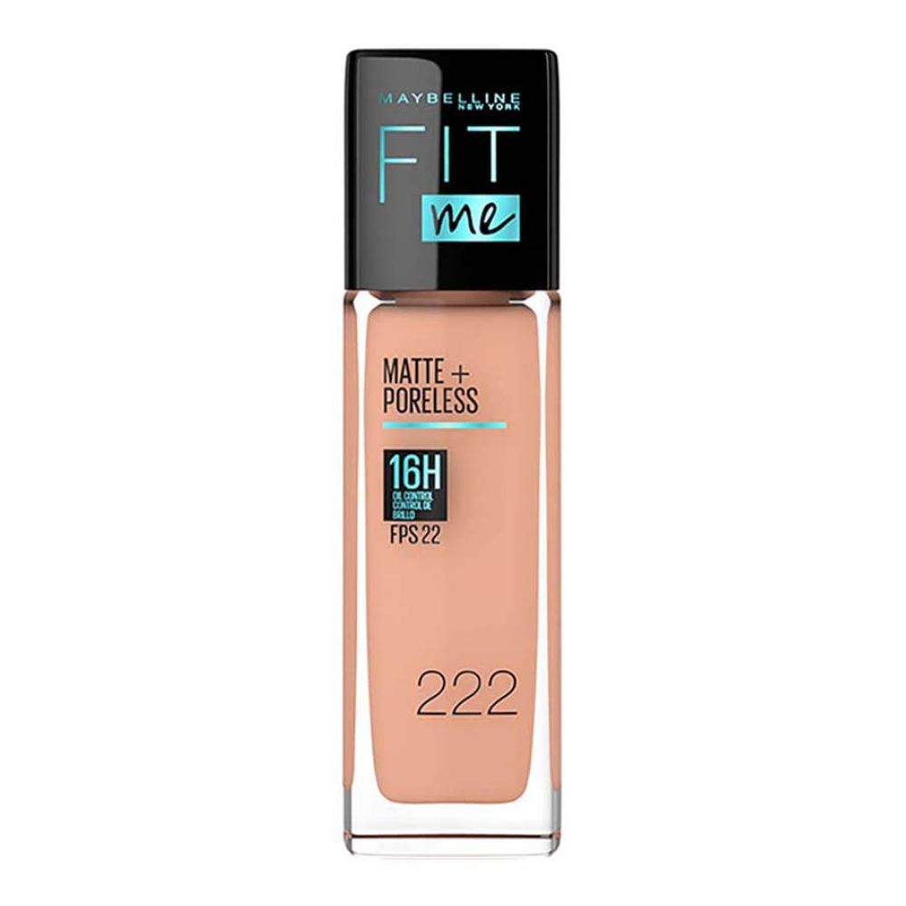 Base De Maquillaje Maybelline Fit Me Matte 222 True Beige 30 ml
