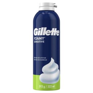 Espuma De Afeitar Gillette Foamy Sensitive 322 ml