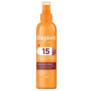 Acelerador De Bronceado Bagóvit Solar Fps 15 200 g