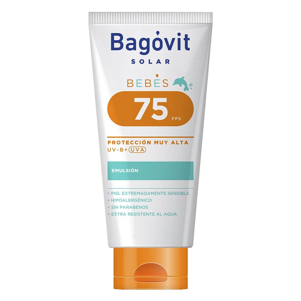 Protector Solar Bagóvit Emulsión Bebés Fps 75 180 g