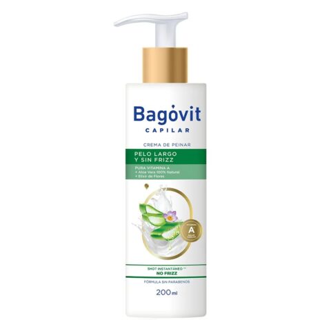 Crema Para Peinar Bagóvit Pelo Largo Y Sin Frizz 200 ml