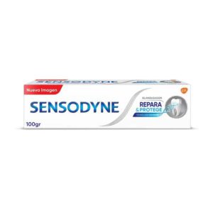 Pasta Dental para Dientes Sensibles Sensodyne Repara y Protege Blanqueador 100 g