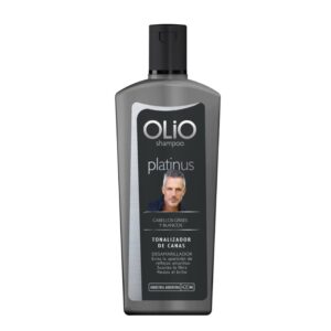 Shampoo Olio Hombre Platinus Tonalizador De Canas 420 ml