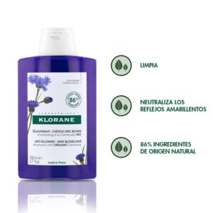 Alternative view of Shampoo Klorane Matizante Centaurea 200 ml