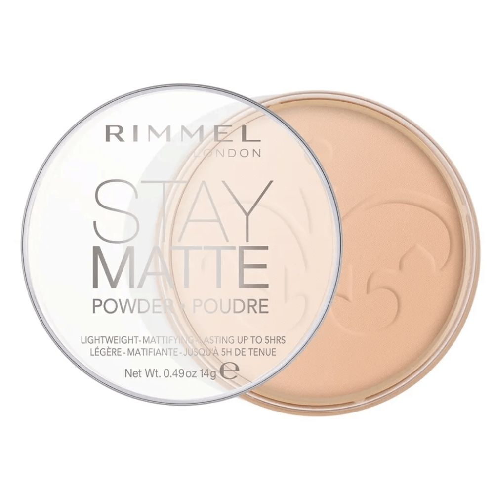 Polvo Compacto Rimmel London Stay Matte Powder Tono 005 Silky Beige - Imagen 2