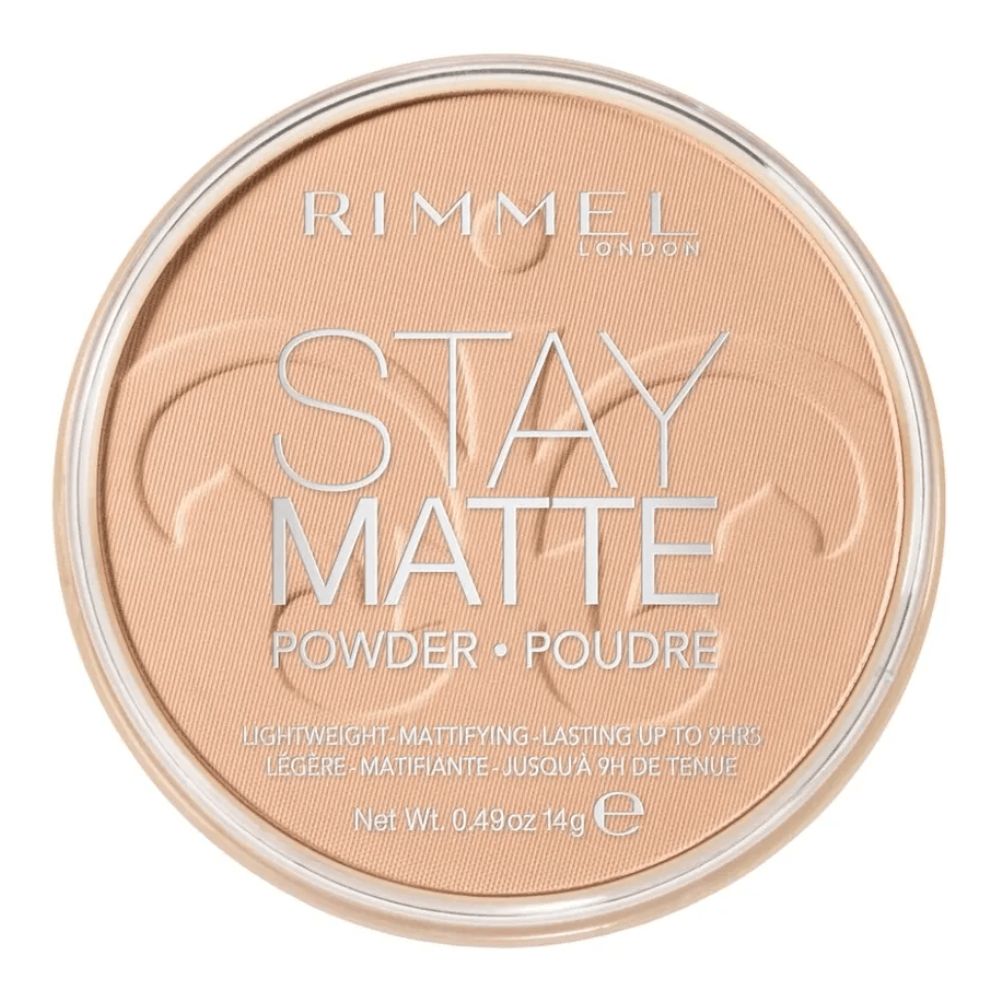 Polvo Compacto Rimmel London Stay Matte Powder Tono 005 Silky Beige
