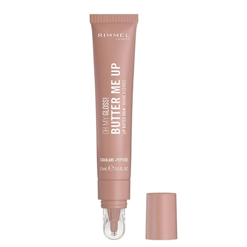 Brillo Labial Rimmel London Butter Me Up Tono 001 Latte Delight - Imagen 2