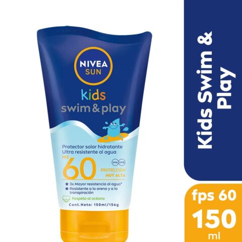 Alternative view of Protector Solar Nivea Sun Kids Swim & Play Fps 60 150 ml