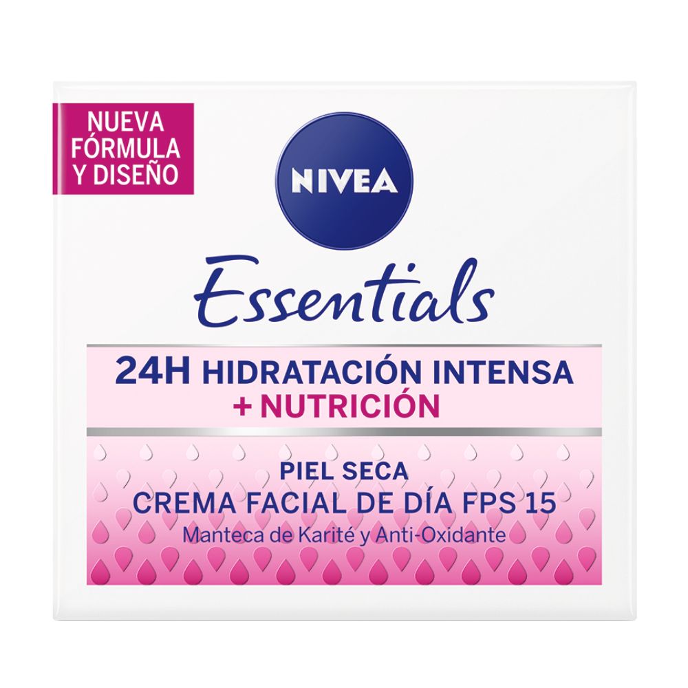 Crema Facial Nivea De Día Essentials Nutrición 50 ml