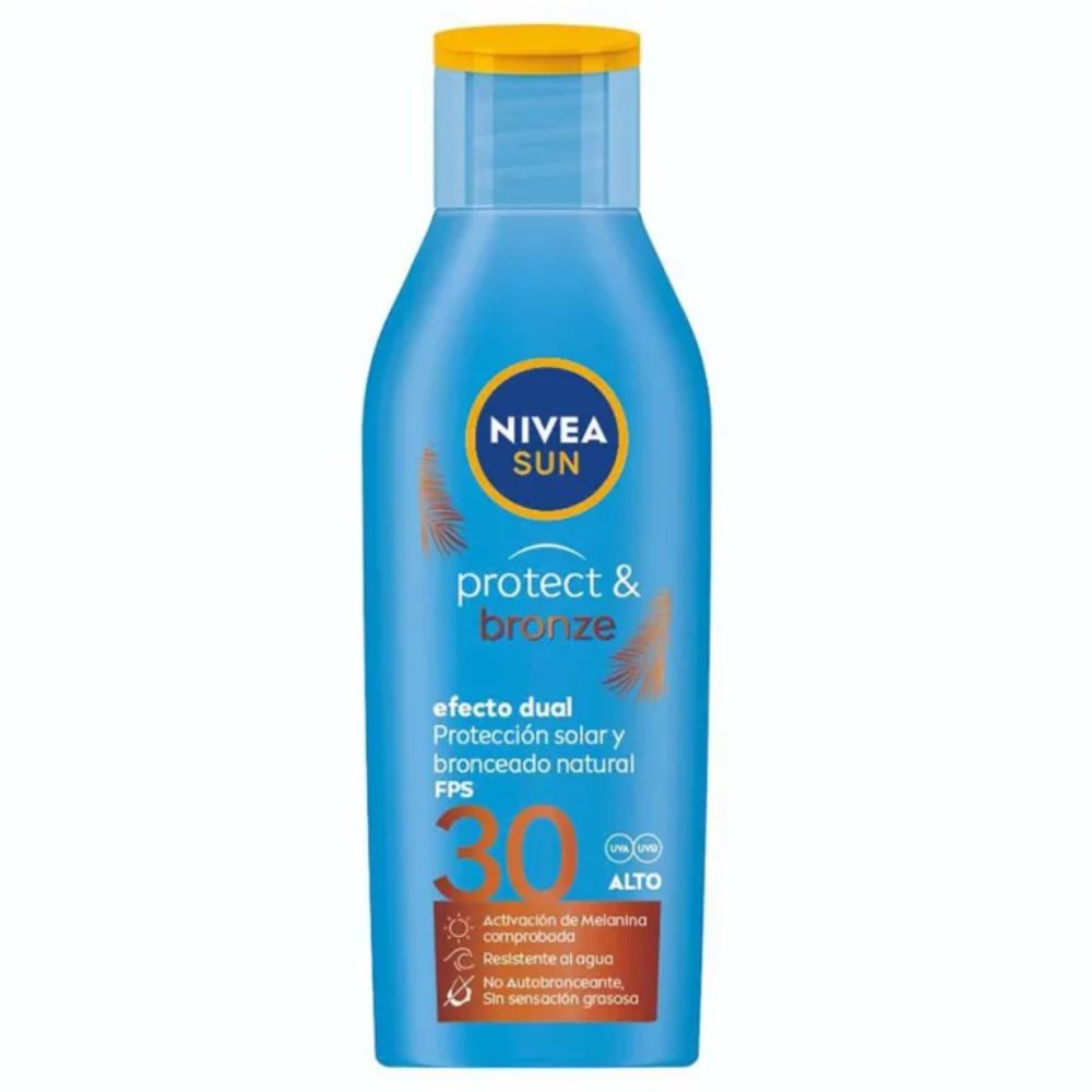 Protector Solar Nivea Sun Protect & Bronze Fps 30 200 ml
