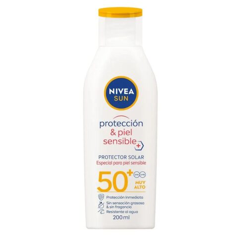 Protector Solar Nivea Sun Protección Y Piel Sensible Fps 50 200 ml