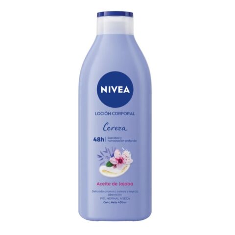 Loción Corporal Nivea Cereza Y Aceite De Jojoba 400 ml