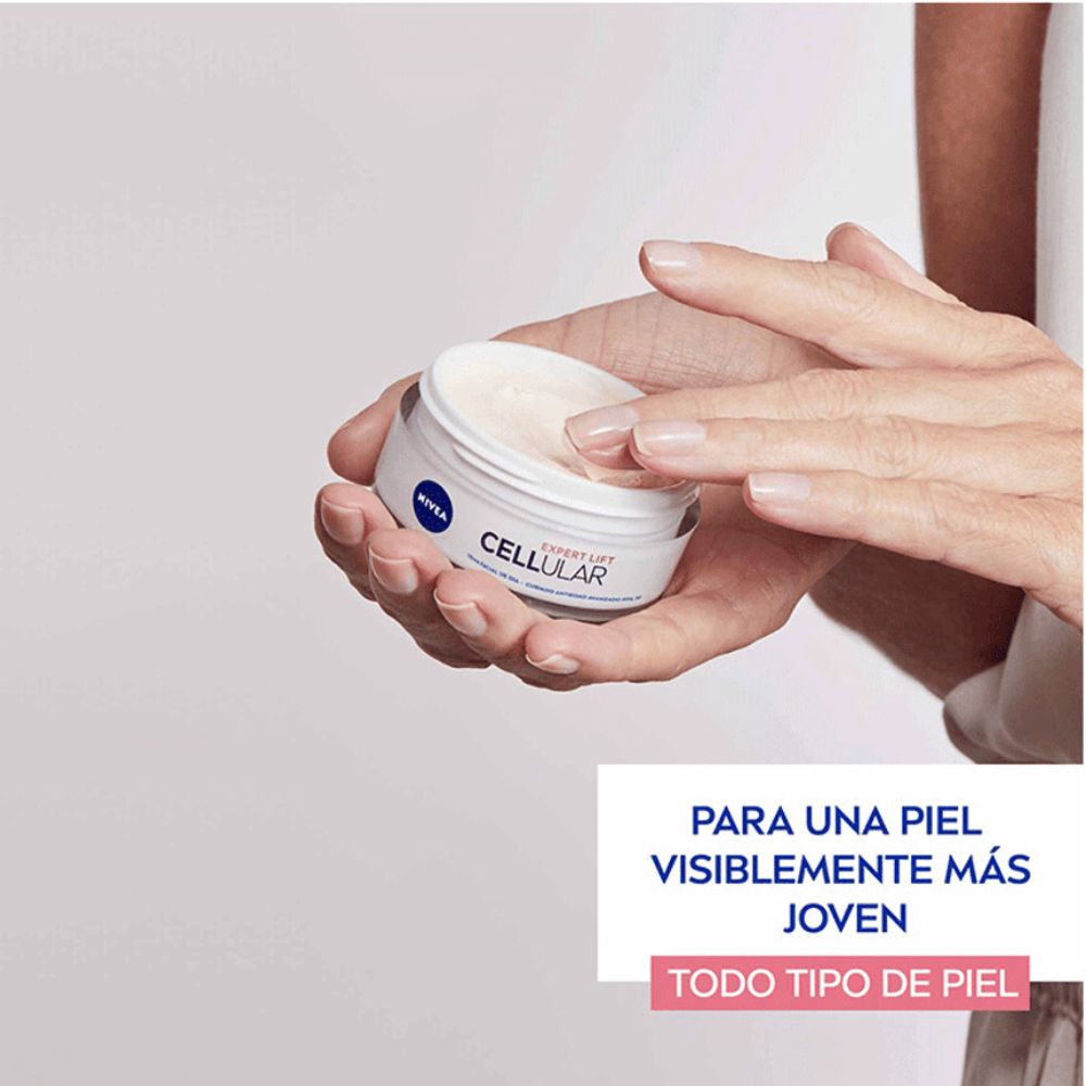 Crema Antiedad Nivea De Día Cellular Lift Expert Antiarrugas Fps 30 50 ml - Imagen 4